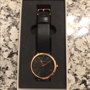 The Horse Rose Gold/Black Watch